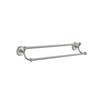 Smedbo V2364N 24 in. Double Towel Bar in Brushed Nickel from the Villa Collection